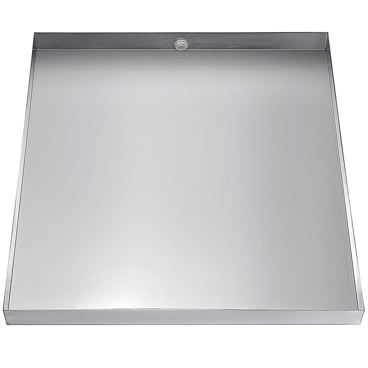 32 x 30 x 2.5 Inch Washing Machine Pan 18 GA Thickness 304 Stainless Steel Heavy Duty Compact Washer Drip V952-SC32X30X2YC000001V0