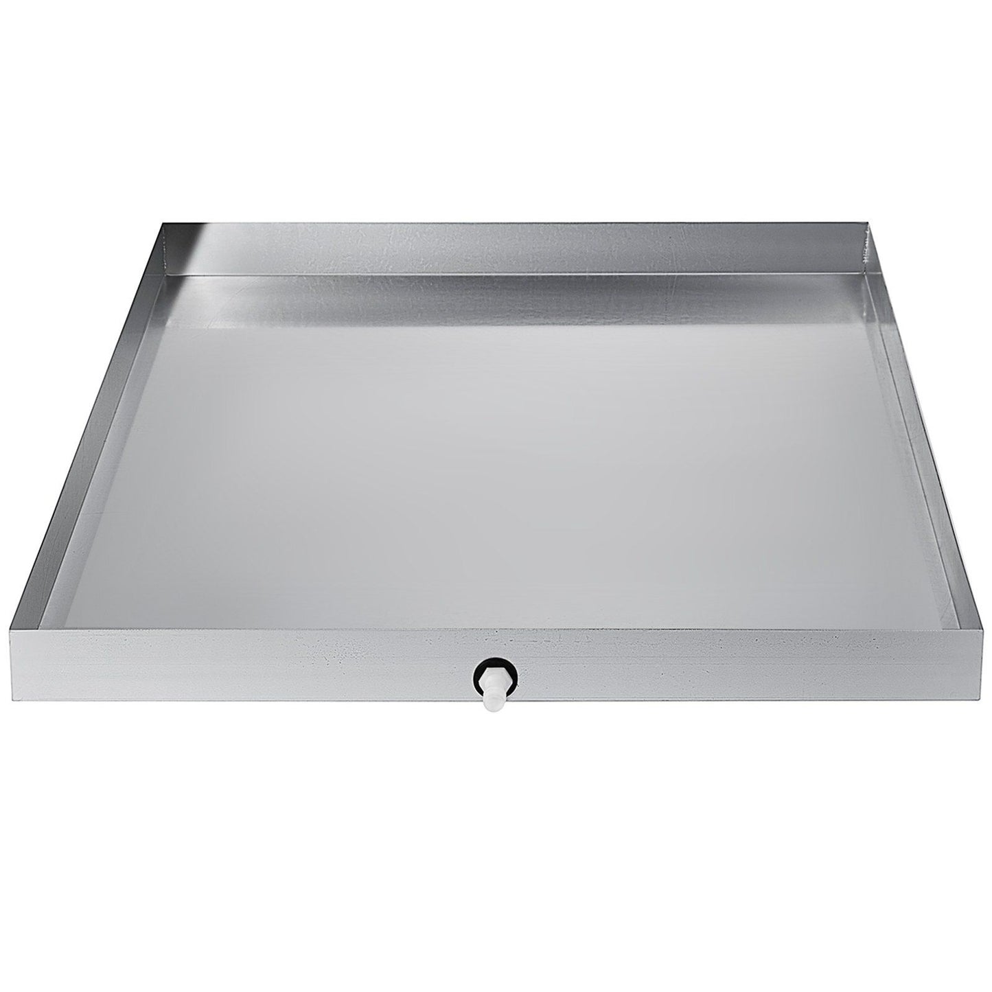 32 x 30 x 2.5 Inch Washing Machine Pan 18 GA Thickness 304 Stainless Steel Heavy Duty Compact Washer Drip V952-SC32X30X2YC000001V0