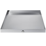 32 x 30 x 2.5 Inch Washing Machine Pan 18 GA Thickness 304 Stainless Steel Heavy Duty Compact Washer Drip V952-SC32X30X2YC000001V0