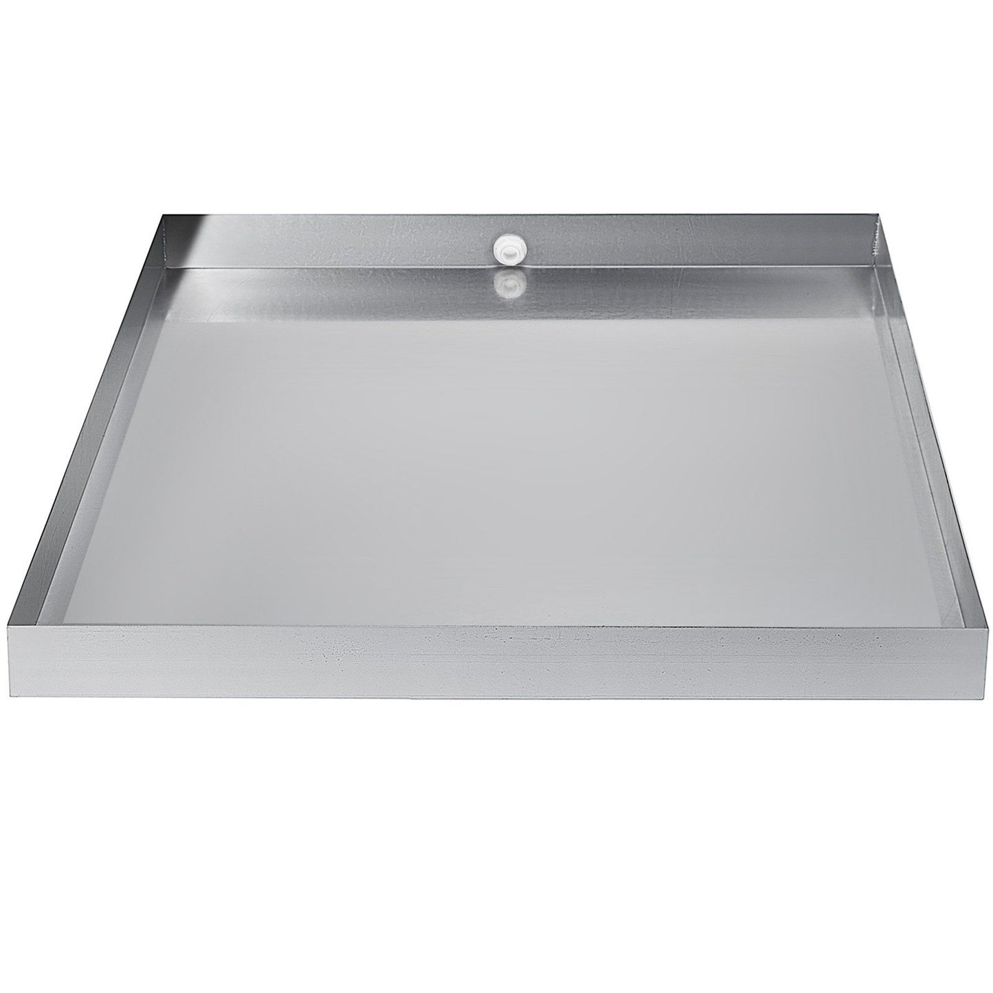 32 x 30 x 2.5 Inch Washing Machine Pan 18 GA Thickness 304 Stainless Steel Heavy Duty Compact Washer Drip V952-SC32X30X2YC000001V0