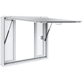 Concession Window for Food Truck, 1220x915 mm Aluminum Alloy Service Window, Up to 85 Degrees Serving Window V952-SCFWCK4836YCMH67OV0