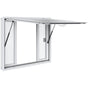 Concession Window for Food Truck, 1220x915 mm Aluminum Alloy Service Window, Up to 85 Degrees Serving Window V952-SCFWCK4836YCMH67OV0