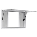 Concession Window 1346x838 mm, Aluminum Alloy Service Window for Food Truck, Up to 85 Degrees Stand Serving V952-SCFWCK5333YC3THT4001V0