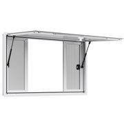 Concession Window 1346x838 mm, Aluminum Alloy Service Window for Food Truck, Up to 85 Degrees Stand Serving V952-SCFWCK5333YC3THT4001V0