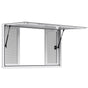 Concession Window 1346x838 mm, Aluminum Alloy Service Window for Food Truck, Up to 85 Degrees Stand Serving V952-SCFWCK5333YC3THT4001V0