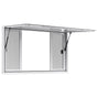 Concession Window 1524x915 mm, Aluminum Alloy Service Window for Food Truck, Up to 85 Degrees Stand Serving V952-SCFWCK6036YCSVAAR001V0