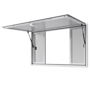 Concession Window 1524x915 mm, Aluminum Alloy Service Window for Food Truck, Up to 85 Degrees Stand Serving V952-SCFWCK6036YCSVAAR001V0