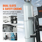 Welding Cart, 3-Tier Welder Cart Heavy Duty with 400 Lbs Weight Capacity, 360 degrees Swivel Wheels, Tank V952-SCHJTC400LB18XD9NV0