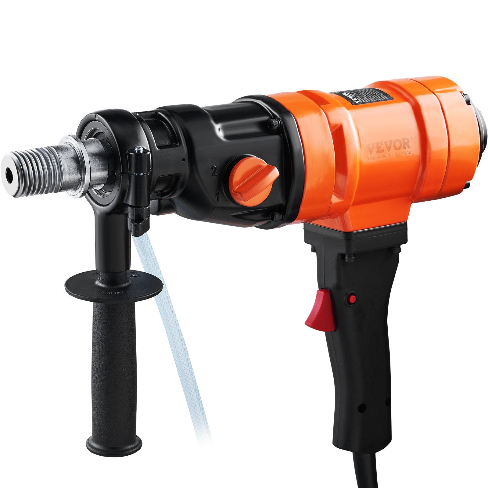 Diamond Core Drilling Machine, 4in Handheld Wet Concrete Core Drill Rig, 1100-2400RPM Two Speed & 1-1/4" V952-SCJGSZKJYCY44KHH6V3