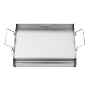 Stainless Steel Griddle, 17x13 inch Universal Flat Top Rectangular Plate, Gas Grill Griddle for BBQ Grill, V952-SCJPBXG1713IYPLMKV0