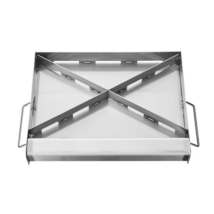Stainless Steel Griddle, 17x13 inch Universal Flat Top Rectangular Plate, Gas Grill Griddle for BBQ Grill, V952-SCJPBXG1713IYPLMKV0