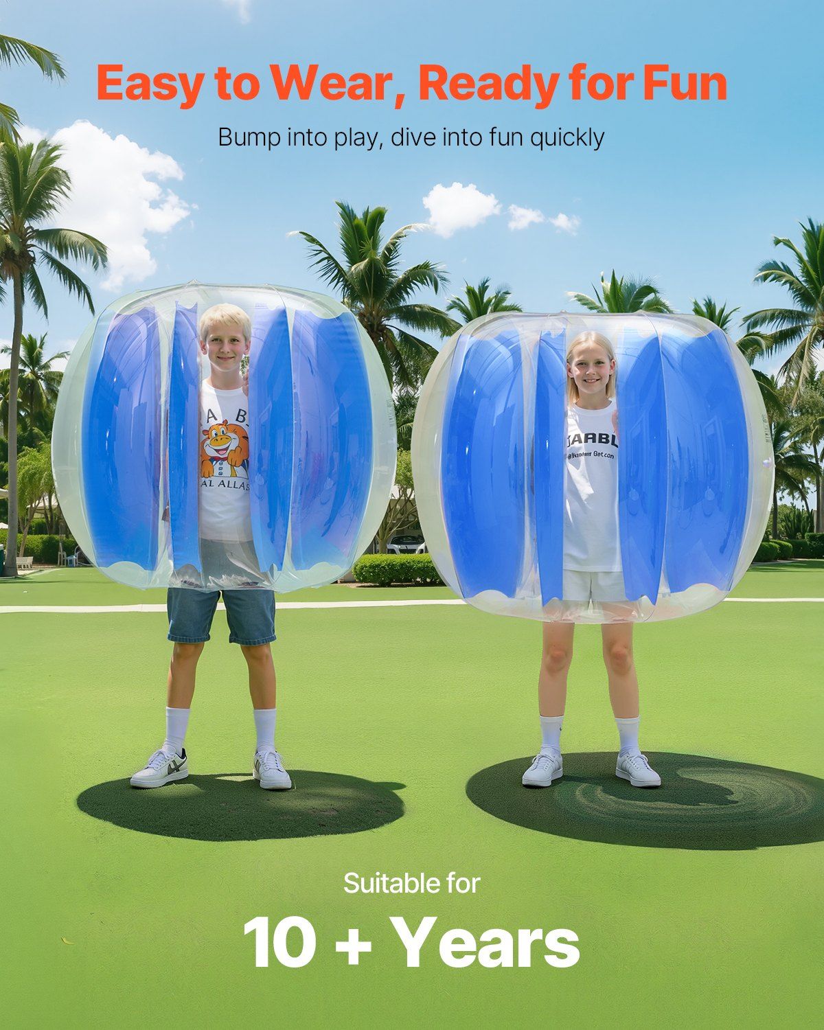 Inflatable Bumper Balls 1-Pack, 4FT/1.2M Body Sumo Zorb Ball, Durable Thick PVC Human Hamster Bubble Knocker V952-SCPJKLSJTZJ49FF4F001V0