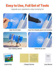 Inflatable Bumper Balls 1-Pack, 4FT/1.2M Body Sumo Zorb Ball, Durable Thick PVC Human Hamster Bubble Knocker V952-SCPJKLSJTZJ49FF4F001V0