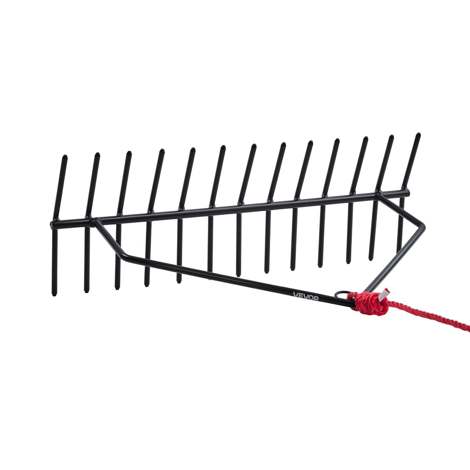 24 in Aquatic Weed Rake, 8.7 in Double Sided Lake Weed Rake, Pond Weeds Cutter with 30ft Rope, Tie Hole, No V952-SCPSSKPX30FTNC6UBV0