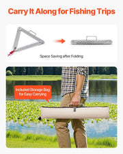 24in Aquatic Weed Rake, 3-Sided Lake Weed Rake with Handle, Portable and Foldable Pond Water Grass Razor, V952-SCPSSKSJX30FVVWD3V0