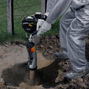 37.77cc Gas-Powered T Post Driver 4-Stroke Fence Piling Pounder w/ 3 Head V952-SCSQYDZJJH65RYD5ZV0