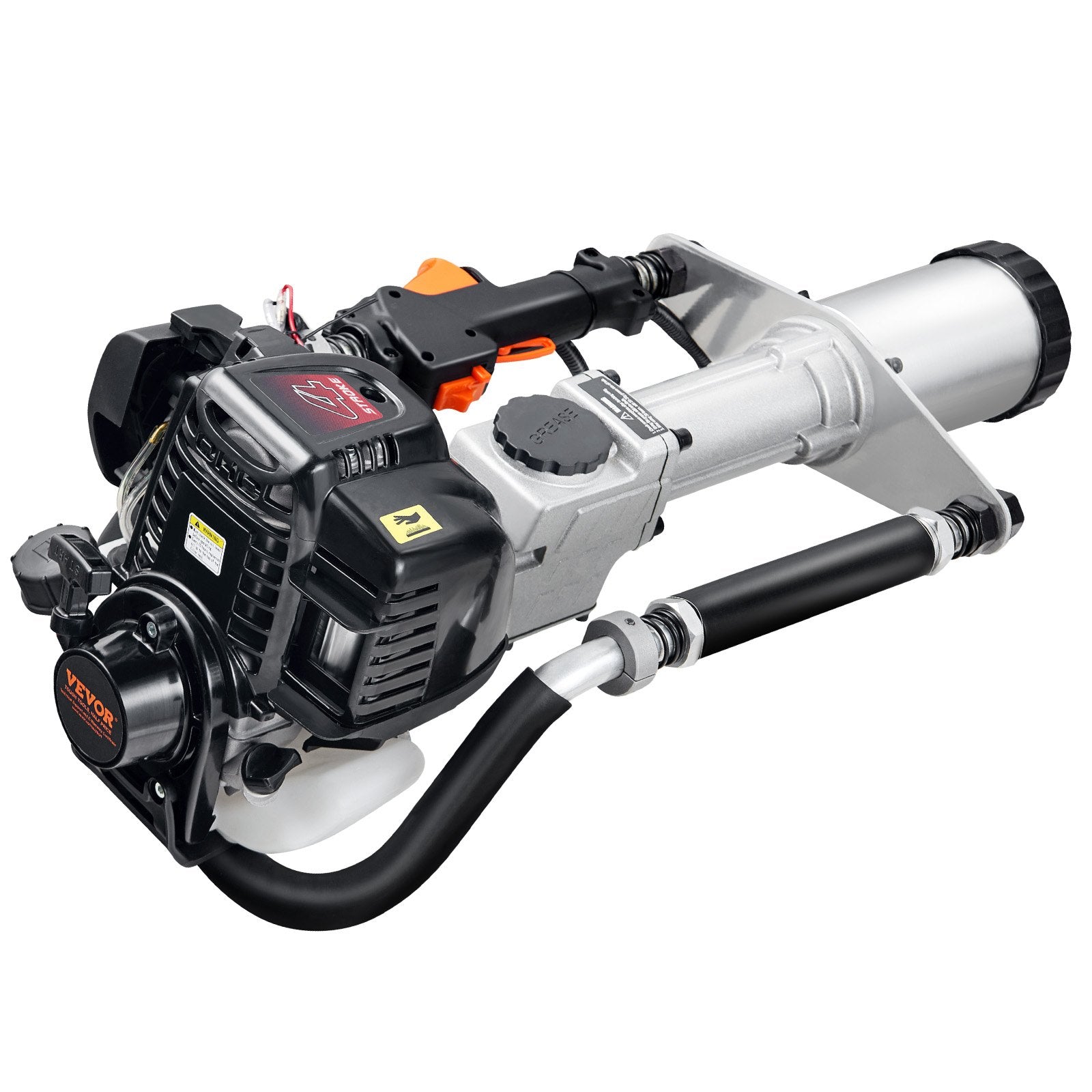 37.77cc Gas-Powered T Post Driver 4-Stroke Fence Piling Pounder w/ 3 Head V952-SCSQYDZJJH65RYD5ZV0