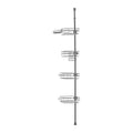 42" to 114" High Shower Corner Caddy Tension Pole Rust-Proof Tension Pole V952-SCTPBXGFXHDSL7FRUV0