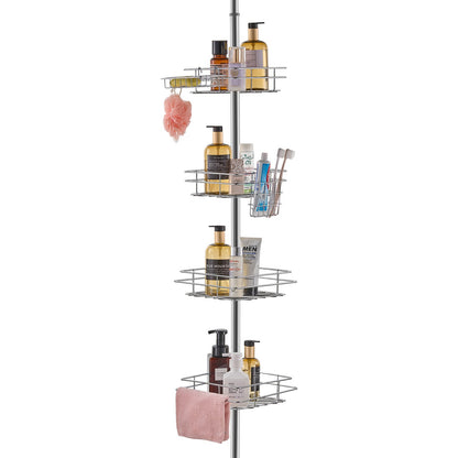 42" to 114" High Shower Corner Caddy Tension Pole Rust-Proof Tension Pole V952-SCTPBXGFXHDSL7FRUV0