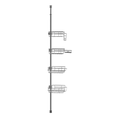 42" to 114" High Shower Corner Caddy Tension Pole Rust-Proof Tension Pole V952-SCTPBXGFXHDSL7FRUV0