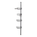 42" to 114" High Shower Corner Caddy Tension Pole Rust-Proof Tension Pole V952-SCTPBXGFXHDSPVSM7V0