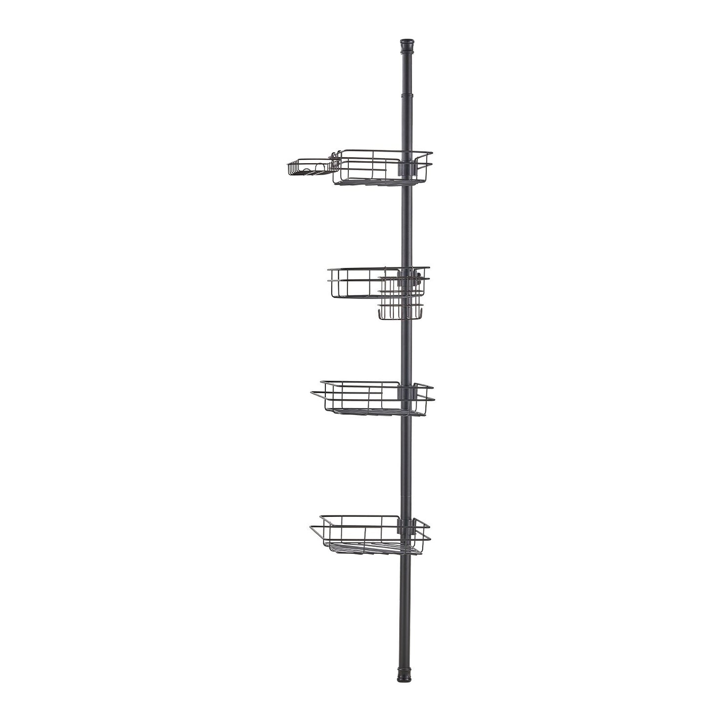 42" to 114" High Shower Corner Caddy Tension Pole Rust-Proof Tension Pole V952-SCTPBXGFXHDSPVSM7V0