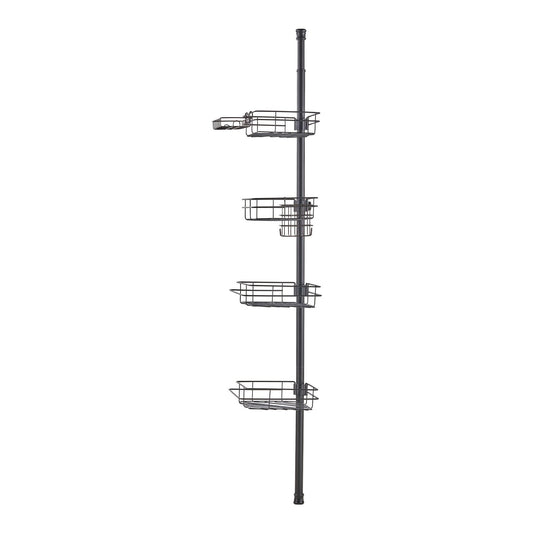 42" to 114" High Shower Corner Caddy Tension Pole Rust-Proof Tension Pole V952-SCTPBXGFXHDSPVSM7V0