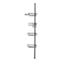 42" to 114" High Shower Corner Caddy Tension Pole Rust-Proof Tension Pole V952-SCTPBXGFXHDSPVSM7V0
