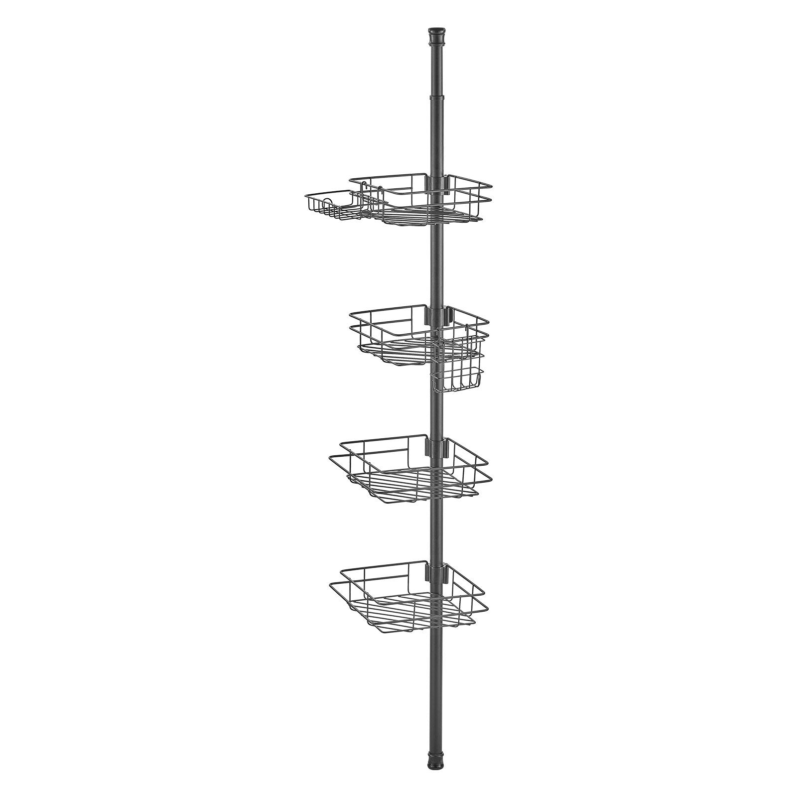 42" to 114" High Shower Corner Caddy Tension Pole Rust-Proof Tension Pole V952-SCTPBXGFXHDSPVSM7V0