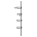42" to 114" High Shower Corner Caddy Tension Pole Rust-Proof Tension Pole V952-SCTPBXGFXHDSUVNVIV0