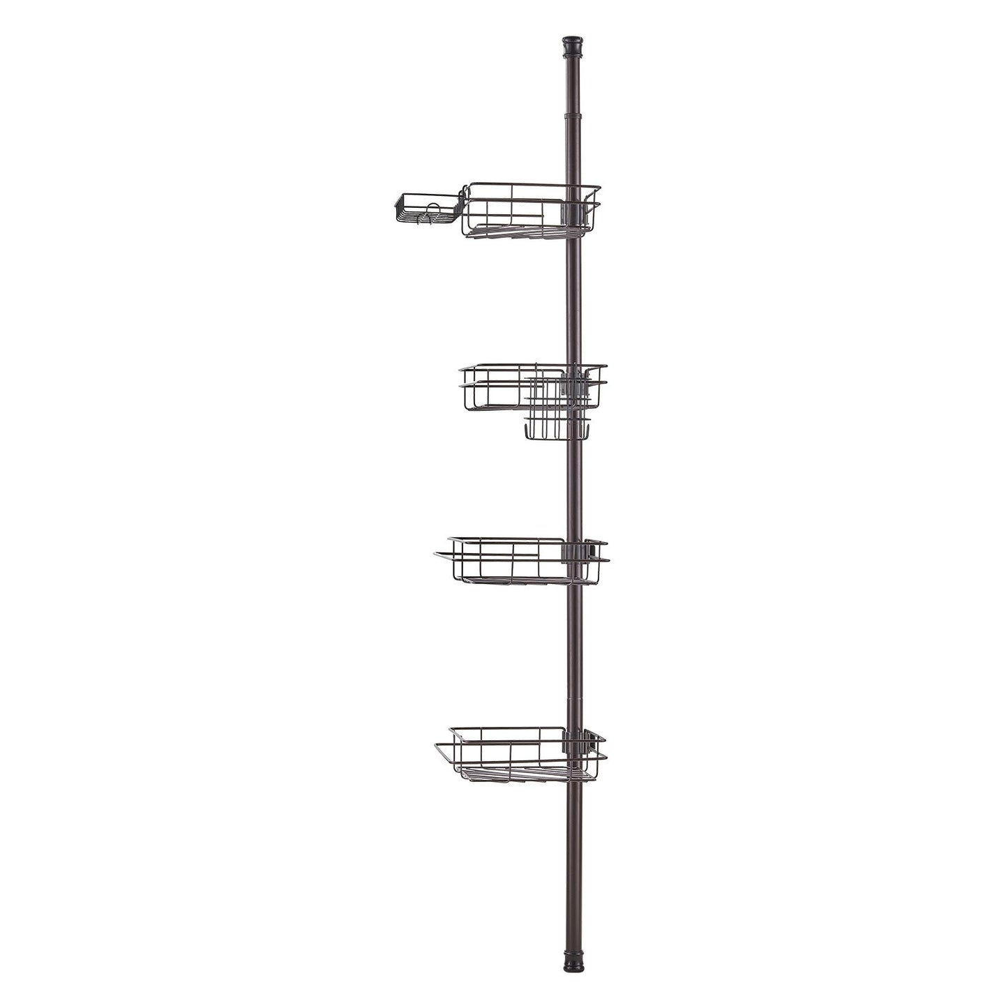 42" to 114" High Shower Corner Caddy Tension Pole Rust-Proof Tension Pole V952-SCTPBXGFXHDSUVNVIV0