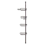 42" to 114" High Shower Corner Caddy Tension Pole Rust-Proof Tension Pole V952-SCTPBXGFXHDSUVNVIV0