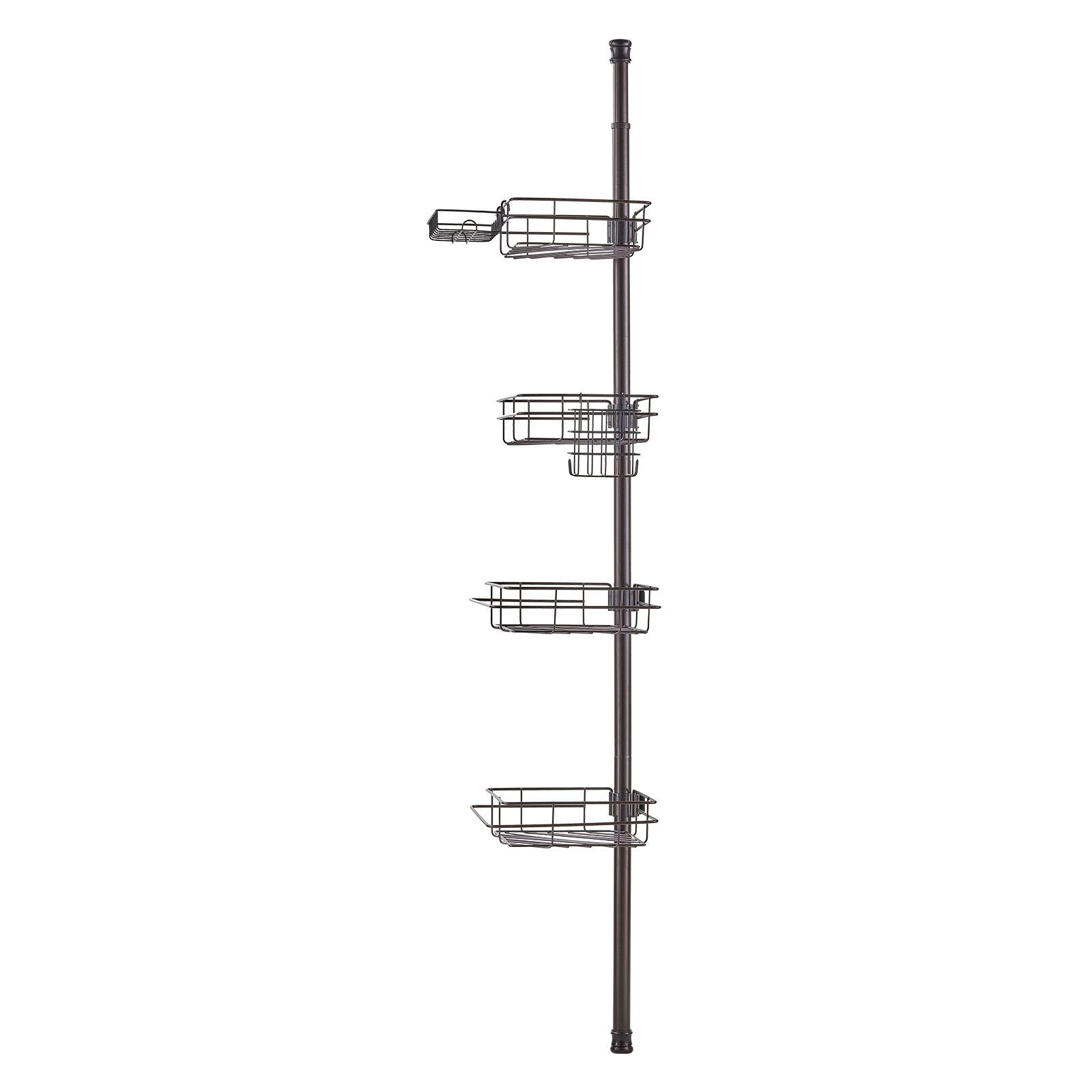 42" to 114" High Shower Corner Caddy Tension Pole Rust-Proof Tension Pole V952-SCTPBXGFXHDSUVNVIV0