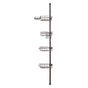 42" to 114" High Shower Corner Caddy Tension Pole Rust-Proof Tension Pole V952-SCTPBXGFXHDSUVNVIV0