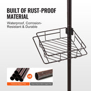 42" to 114" High Shower Corner Caddy Tension Pole Rust-Proof Tension Pole V952-SCTPBXGFXHDSUVNVIV0