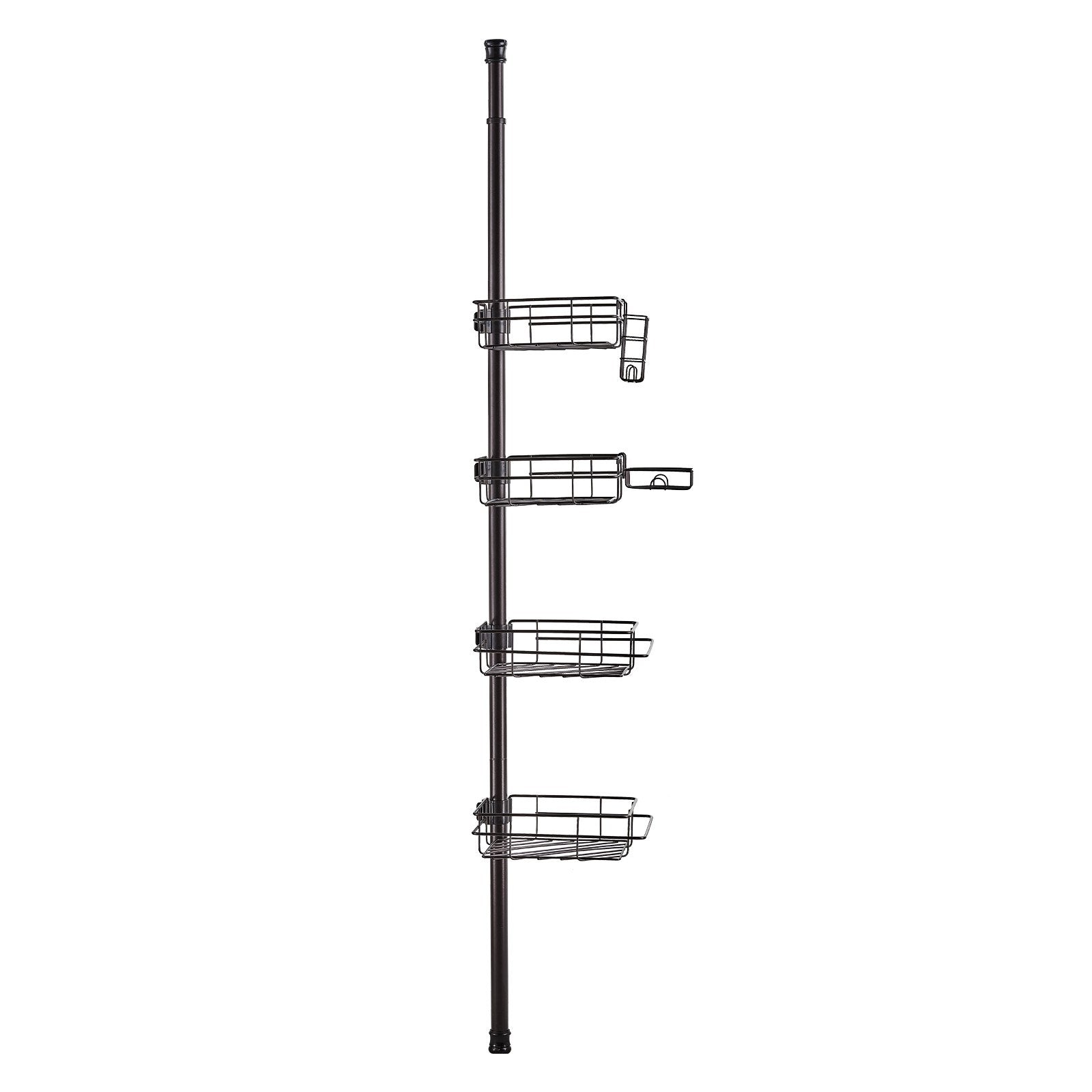 42" to 114" High Shower Corner Caddy Tension Pole Rust-Proof Tension Pole V952-SCTPBXGFXHDSUVNVIV0