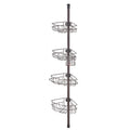 56" to 114" High Shower Corner Caddy Tension Pole Rust-Proof Tension Pole V952-SCTPBXGSXKKS98LR7V0
