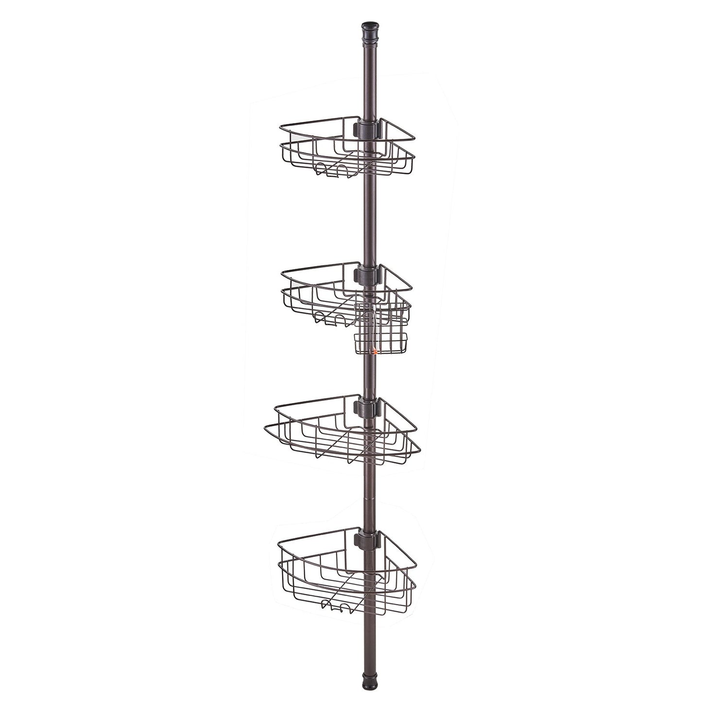 56" to 114" High Shower Corner Caddy Tension Pole Rust-Proof Tension Pole V952-SCTPBXGSXKKS98LR7V0