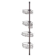 56" to 114" High Shower Corner Caddy Tension Pole Rust-Proof Tension Pole V952-SCTPBXGSXKKS98LR7V0