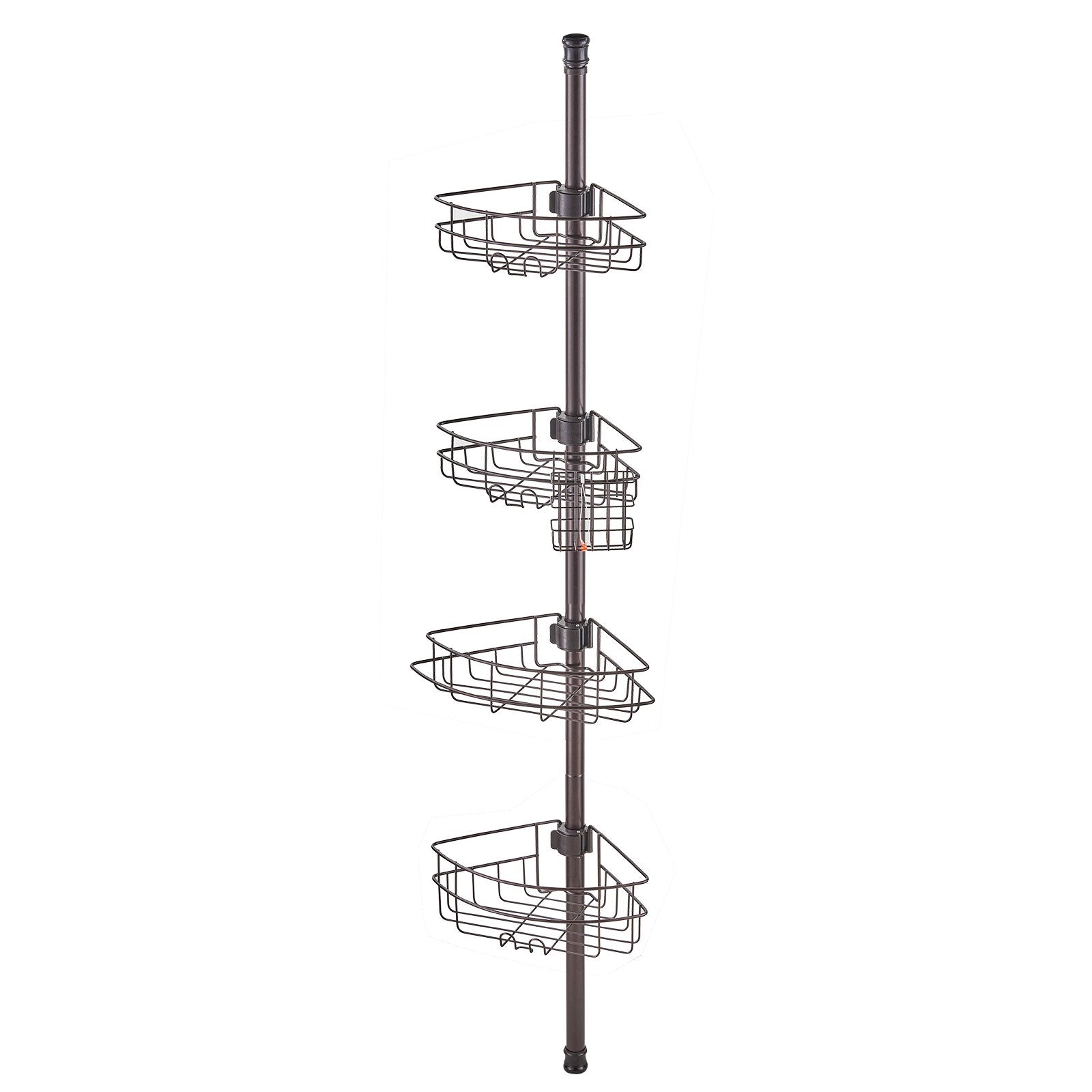 56" to 114" High Shower Corner Caddy Tension Pole Rust-Proof Tension Pole V952-SCTPBXGSXKKS98LR7V0
