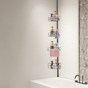 56" to 114" High Shower Corner Caddy Tension Pole Rust-Proof Tension Pole V952-SCTPBXGSXKKS98LR7V0