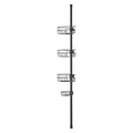 39" to 125" High Shower Corner Caddy Tension Pole Rust-Proof Tension Pole V952-SCTPHSBXGKKSTNM88V0