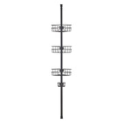 39" to 125" High Shower Corner Caddy Tension Pole Rust-Proof Tension Pole V952-SCTPHSBXGKKSTNM88V0