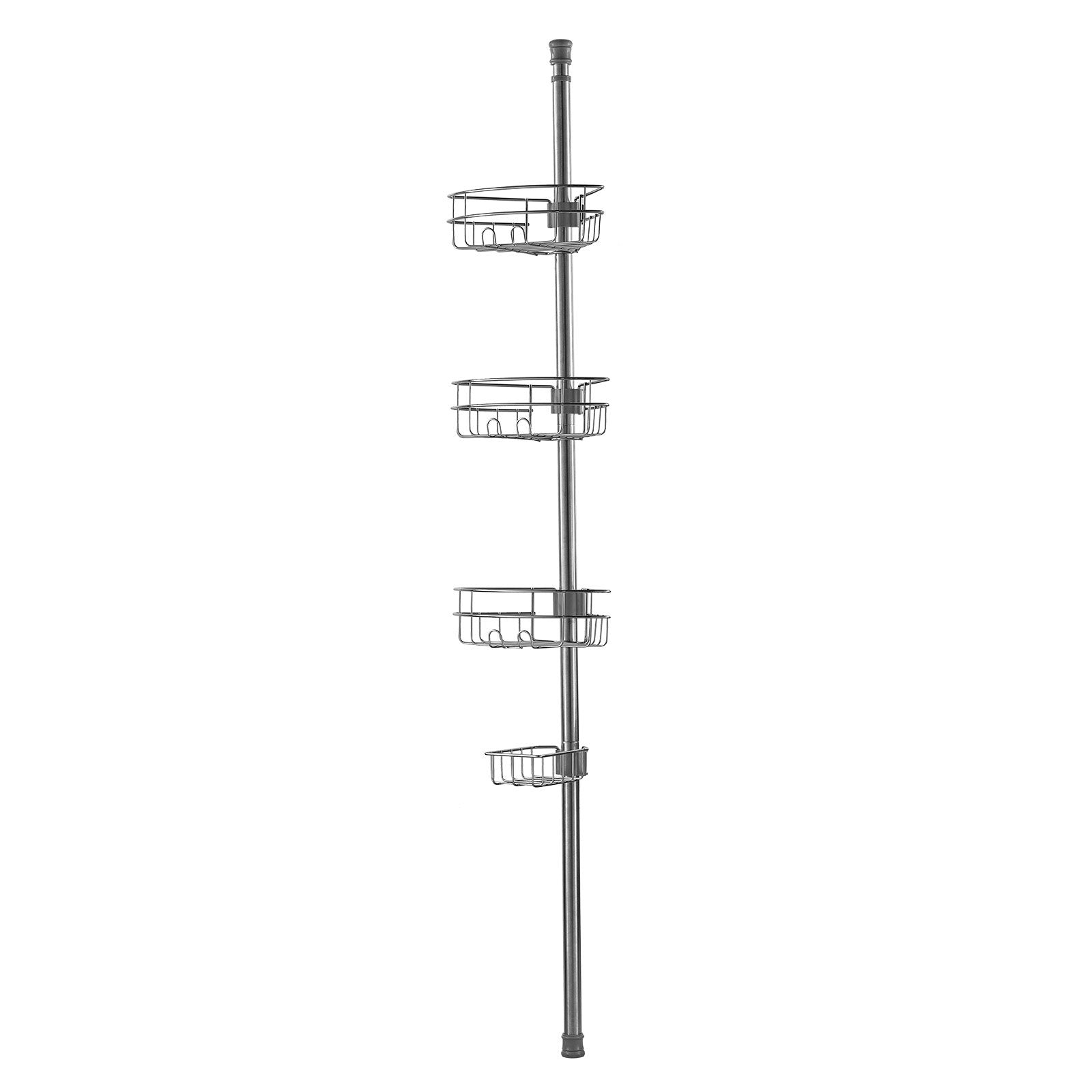 39" to 125" High Shower Corner Caddy Tension Pole Rust-Proof Tension Pole V952-SCTPYSBXGKKSAY5U6V0