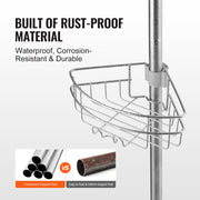 39" to 125" High Shower Corner Caddy Tension Pole Rust-Proof Tension Pole V952-SCTPYSBXGKKSAY5U6V0