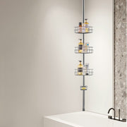 39" to 125" High Shower Corner Caddy Tension Pole Rust-Proof Tension Pole V952-SCTPYSBXGKKSAY5U6V0