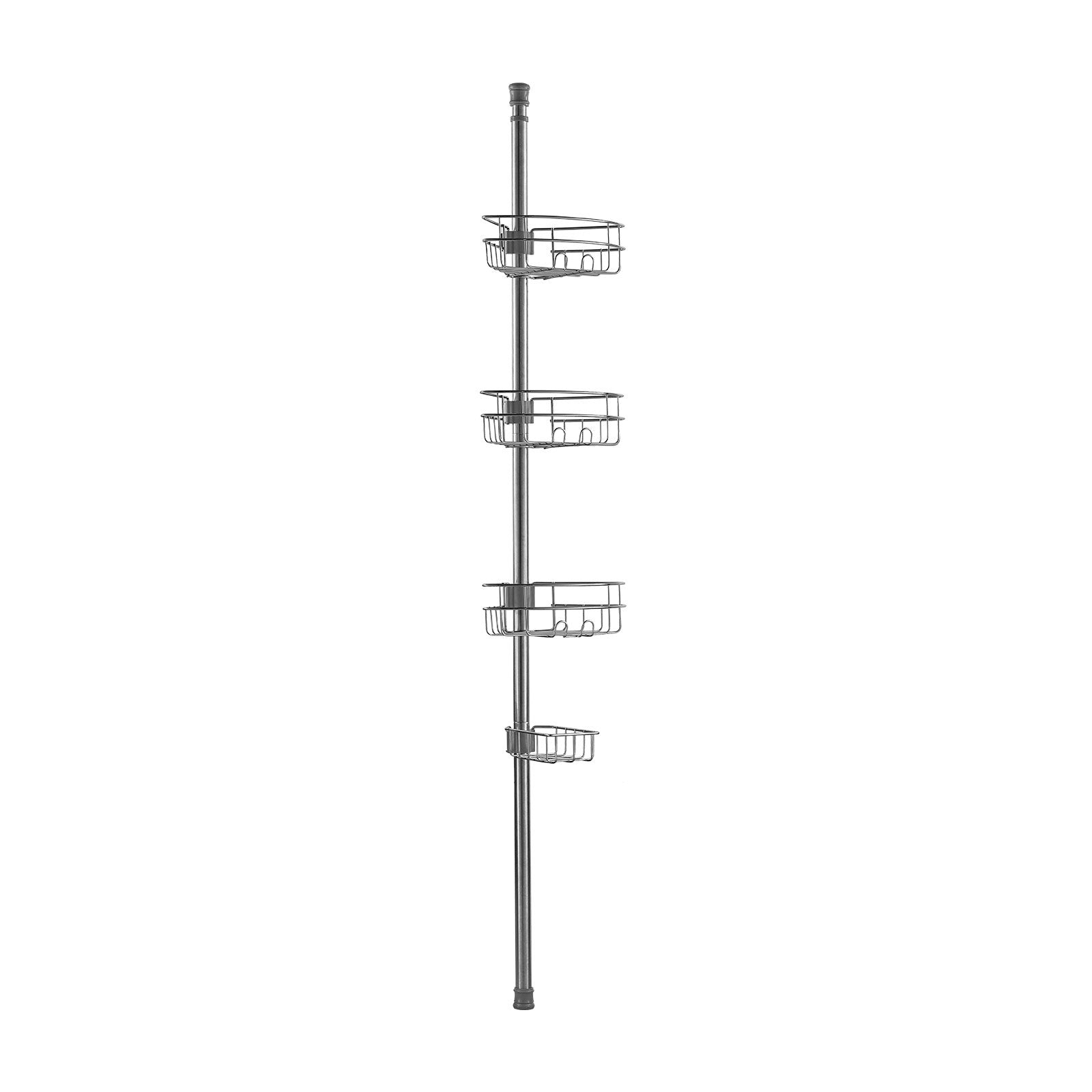 39" to 125" High Shower Corner Caddy Tension Pole Rust-Proof Tension Pole V952-SCTPYSBXGKKSAY5U6V0