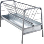 Livestock Hay Feeder, 2 in 1 Grain & Hay Feeder, 80-Gallon Capacity Pasture Feeder, 59" Long Goat Hay Feeder V952-SCWSQ5919633EY63VV0