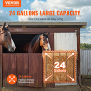 Livestock Hay Feeder 24 Gallons Wall Mounted Goat Hay Rack for Horses V952-SCWSQBGSSXWSVQEM3V0