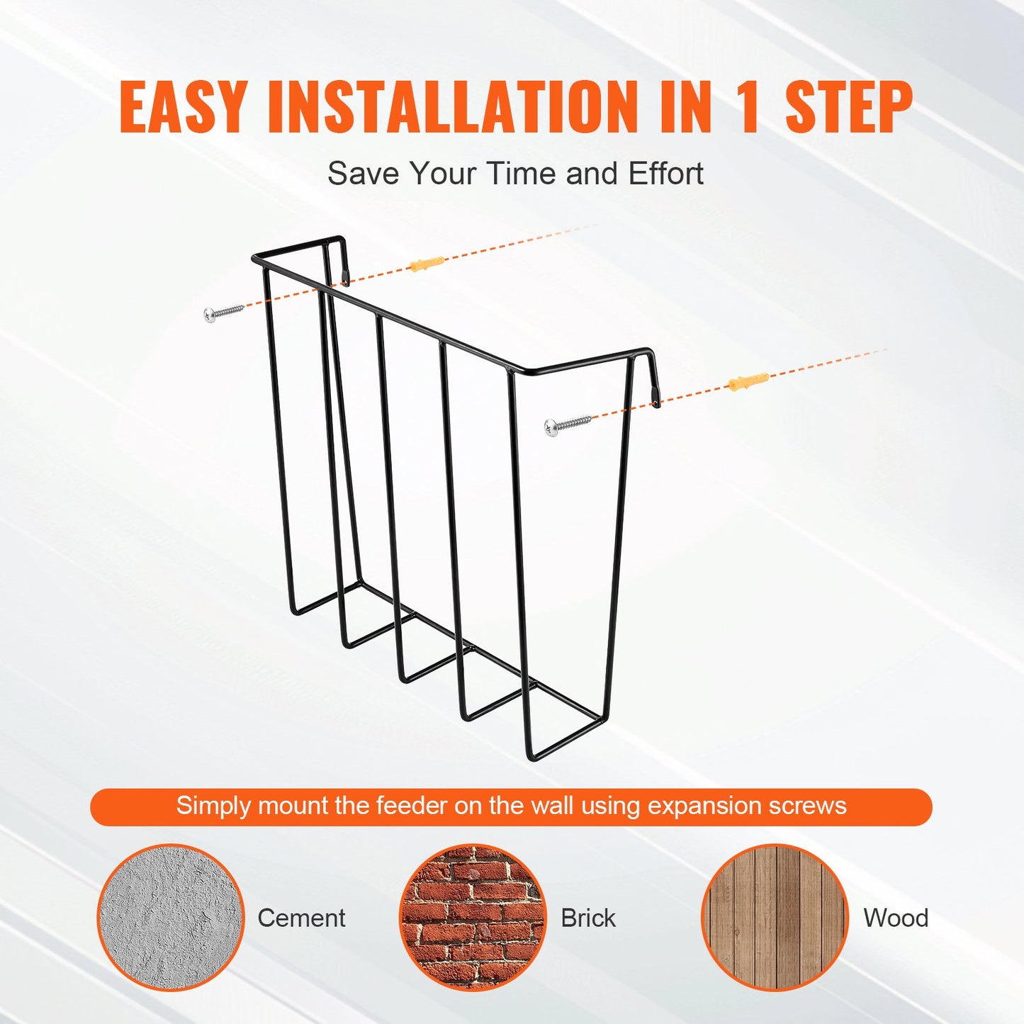 Livestock Hay Feeder 24 Gallons Wall Mounted Goat Hay Rack for Horses V952-SCWSQBGSSXWSVQEM3V0